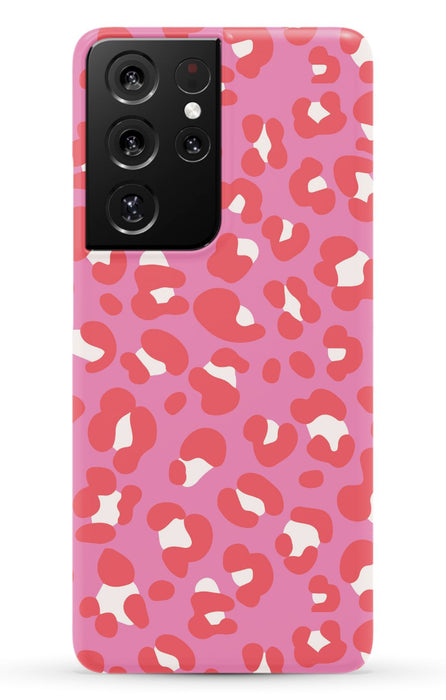 Pink and Red Leopard Samsung Phone Case