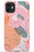 Peach Abstract iPhone Case