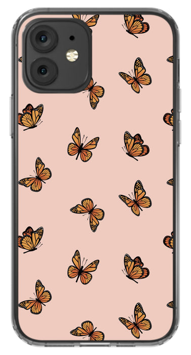 Peach Butterfly Phone Case