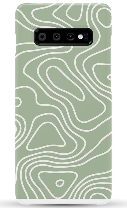 Wavy Sage Samsung Phone Case