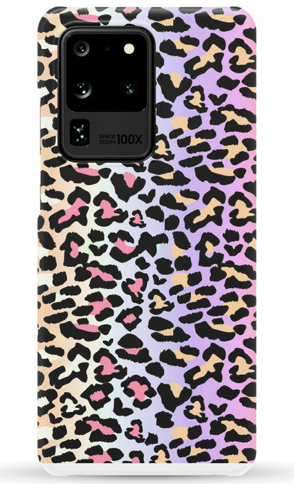 Rainbow Ombre Leopard Samsung Phone Case