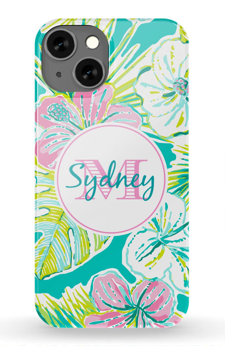 Preppy Monogram iPhone Case