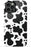 Black Cow Print iPhone Case