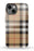 Tan Plaid iPhone Case