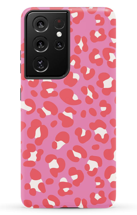 Pink and Red Leopard Samsung Phone Case