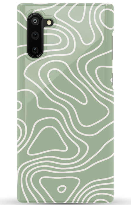 Wavy Sage Samsung Phone Case