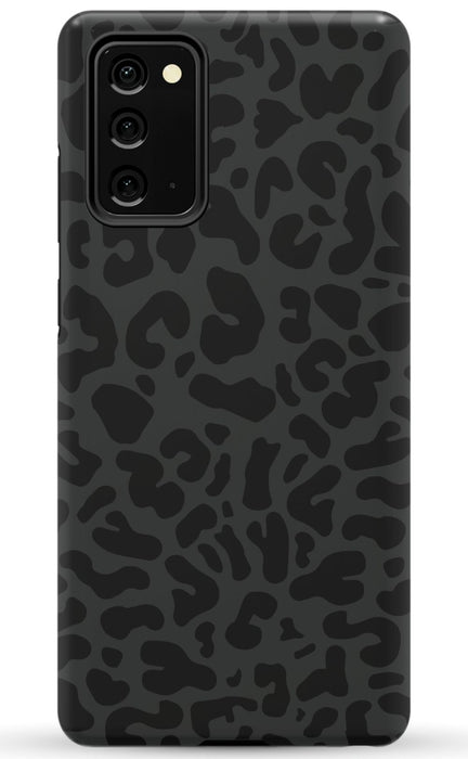 Black Leopard Print Samsung Phone Case