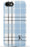 Blue Plaid Initial iPhone Case