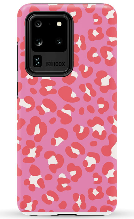 Pink and Red Leopard Samsung Phone Case