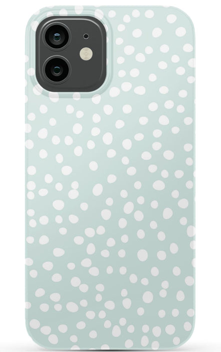 Mint Dots iPhone Case