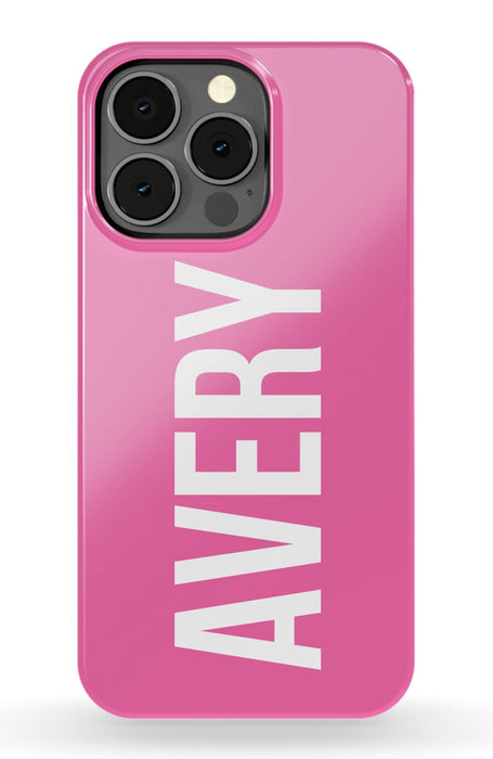 Large Name iPhone Case