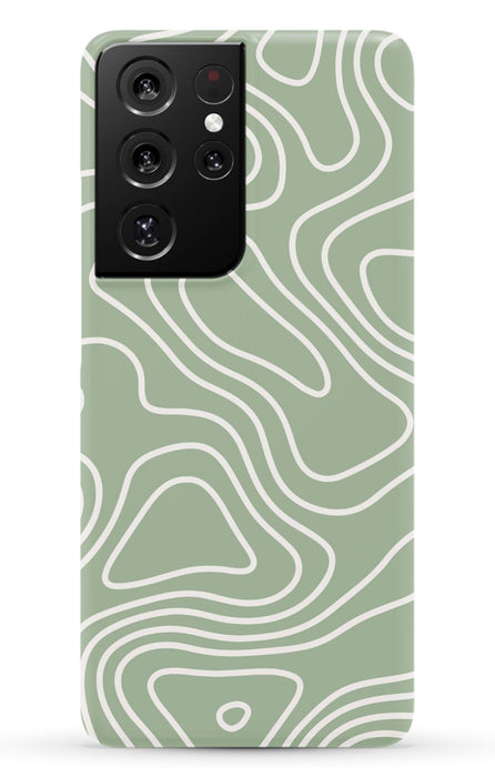 Wavy Sage Samsung Phone Case
