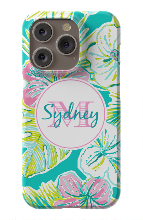 Preppy Monogram iPhone Case