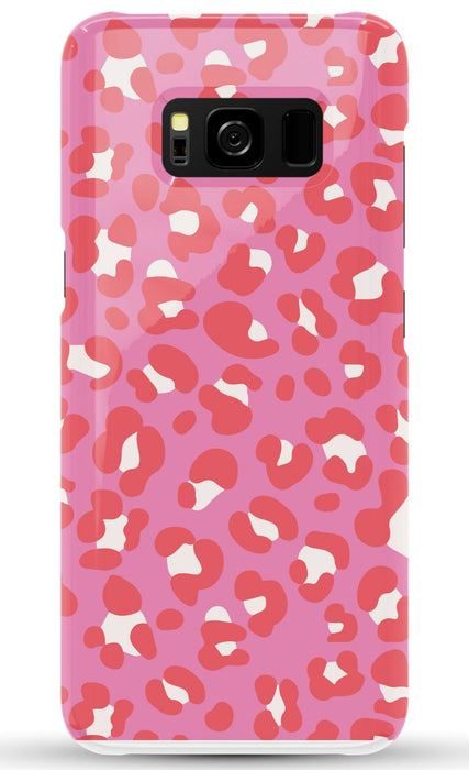 Pink and Red Leopard Samsung Phone Case
