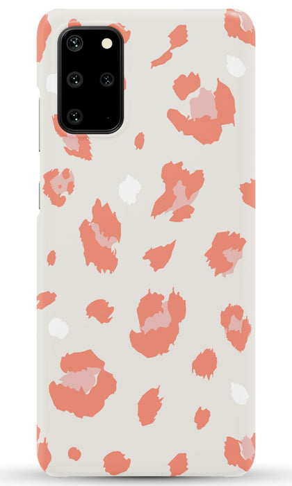 Nude Coral Leopard Samsung Phone Case