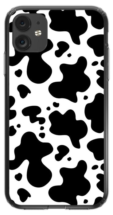 Black Cow Print Phone Case