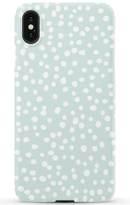 Mint Dots iPhone Case
