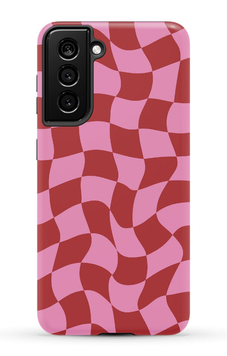 Trippy Checkers Samsung Phone Case