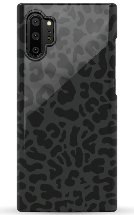 Black Leopard Print Samsung Phone Case