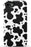 Black Cow Print iPhone Case