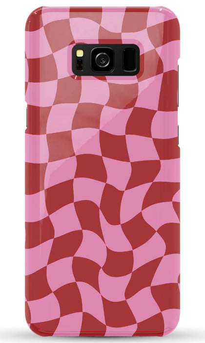 Trippy Checkers Samsung Phone Case