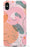 Peach Abstract iPhone Case