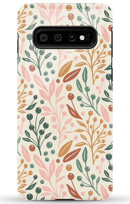 Boho Fall Floral Samsung Phone Case