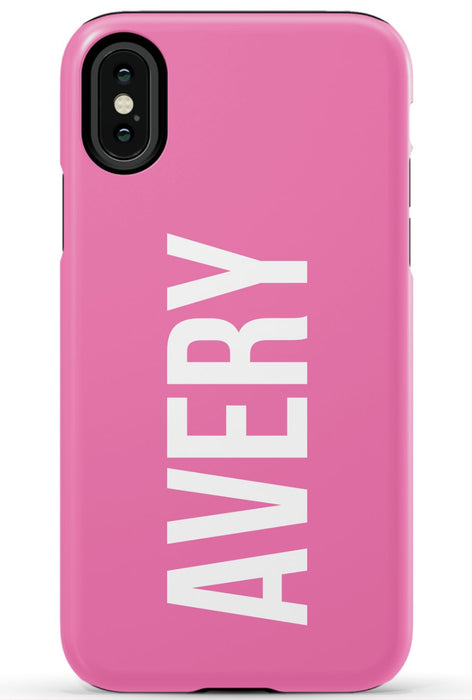 Large Name iPhone Case