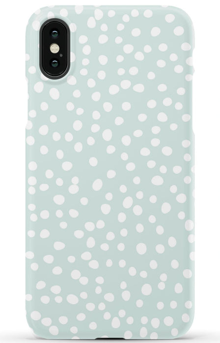 Mint Dots iPhone Case