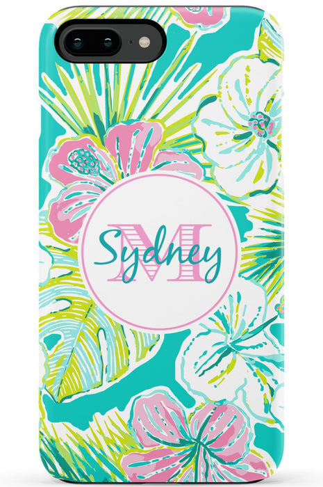 Preppy Monogram iPhone Case