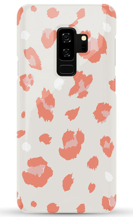Nude Coral Leopard Samsung Phone Case