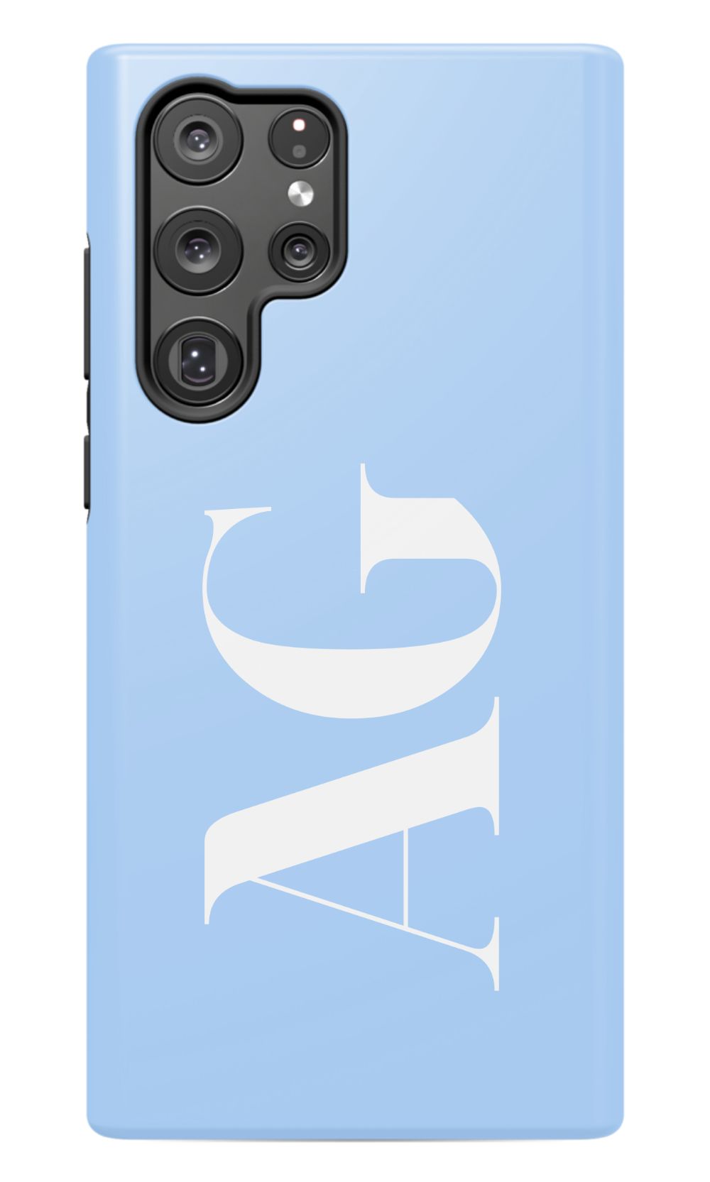 BABY BLUE Monogram Phone Case