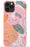 Peach Abstract iPhone Case