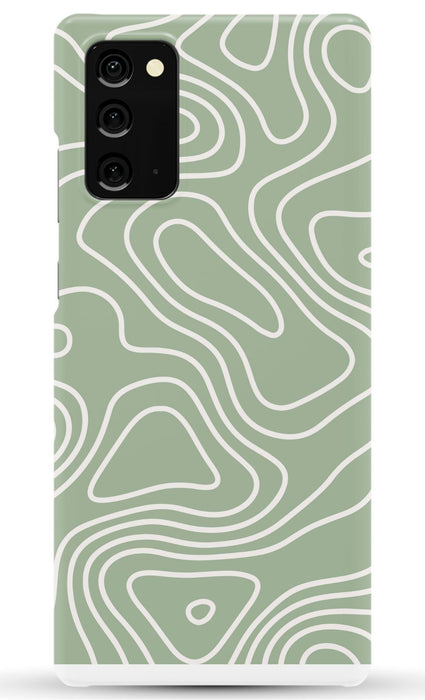 Wavy Sage Samsung Phone Case