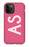 Pink Initial  Phone Case - Pixly Case