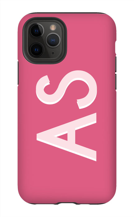 Pink Initial  Phone Case - Pixly Case