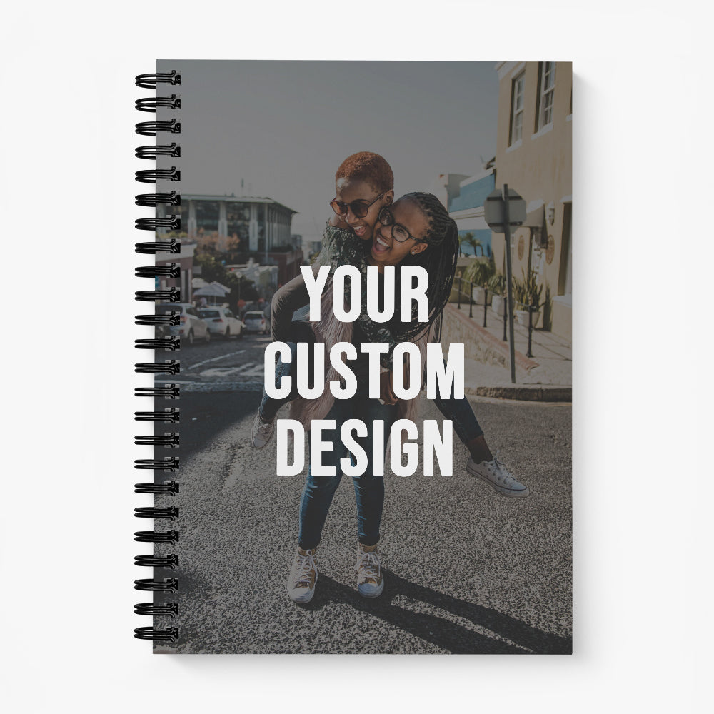 Custom 6"x8" Spiral Notebook (Ruled) - Pixly Case