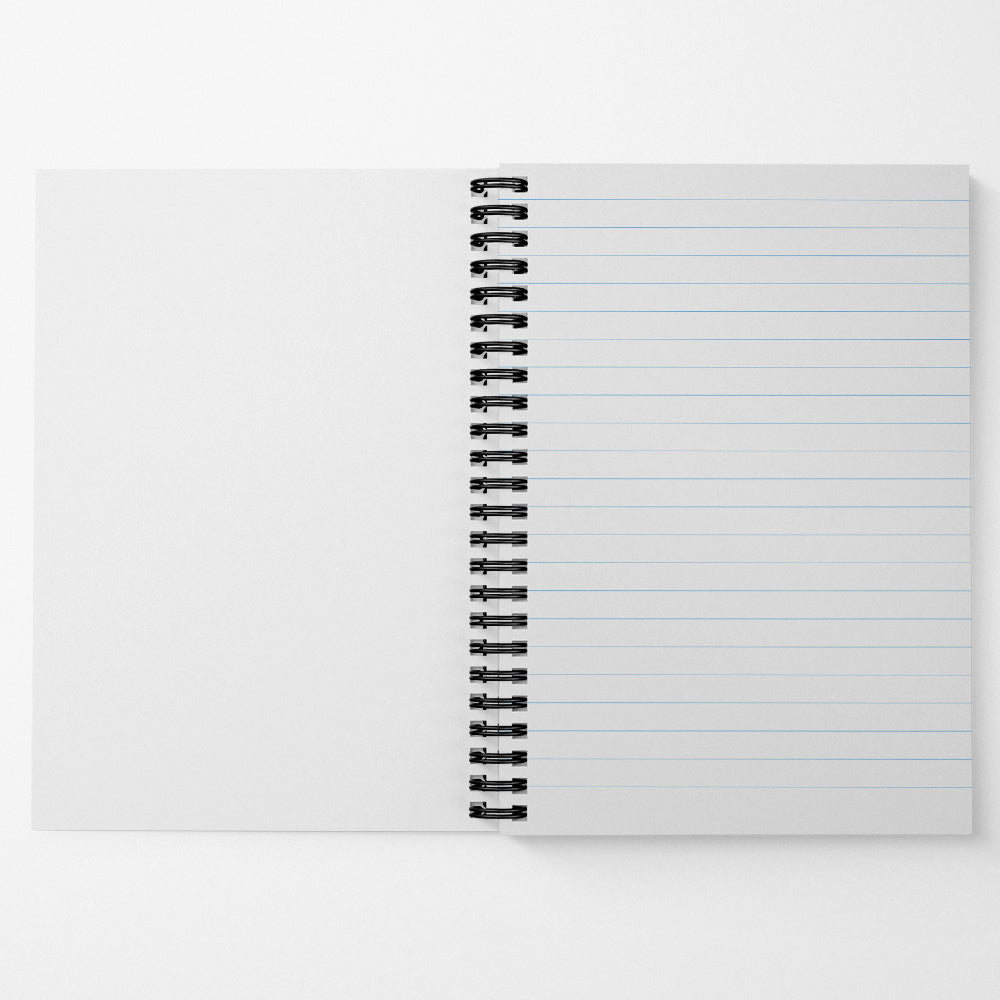 Custom 6"x8" Spiral Notebook (Ruled) - Pixly Case