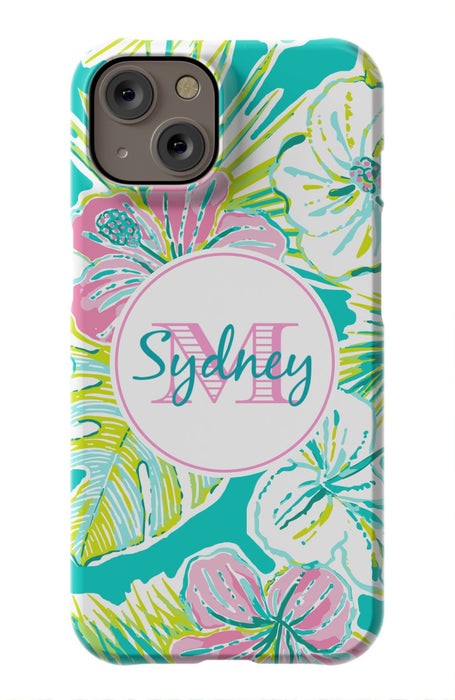 Preppy Monogram iPhone Case