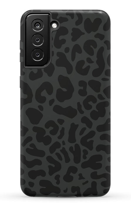 Black Leopard Print Samsung Phone Case