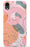 Peach Abstract iPhone Case