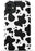 Black Cow Print iPhone Case