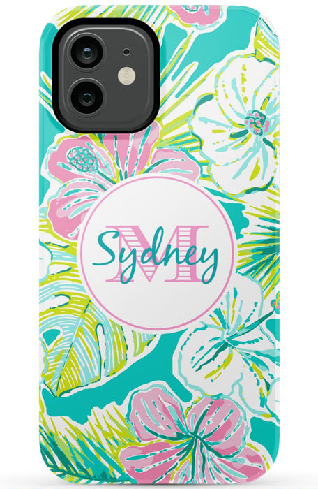 Preppy Monogram iPhone Case