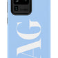 BABY BLUE Monogram Phone Case