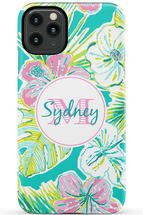 Preppy Monogram iPhone Case