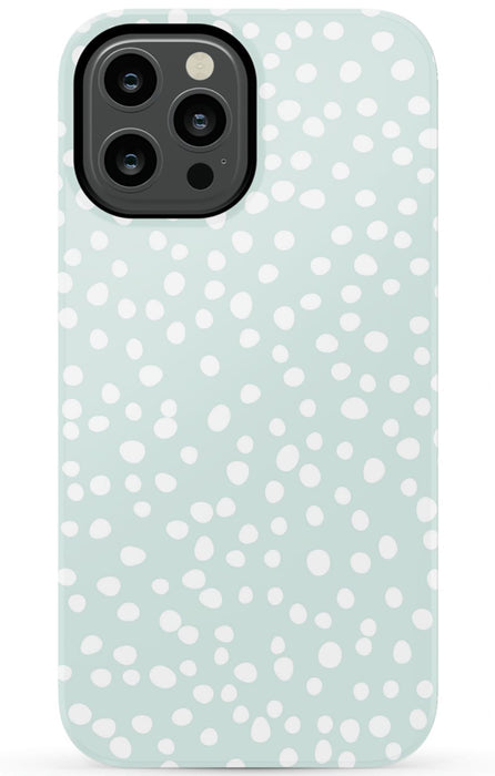 Mint Dots iPhone Case