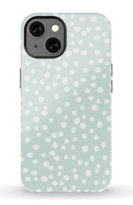 Mint Dots iPhone Case