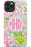 Pink Preppy Pineapple iPhone Case