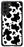 Black Cow Print Phone Case
