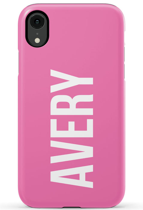 Large Name iPhone Case